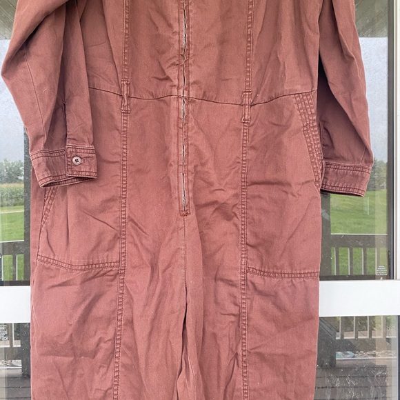 Old Navy Chocolate Brown Utility Suit Coveralls - Women’s Size XL - Picture 3 of 16